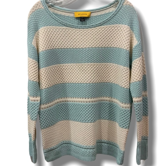 St. John Sweaters - ST JOHN YELLOW LABEL WOOL/RAYON SWEATER SZ S